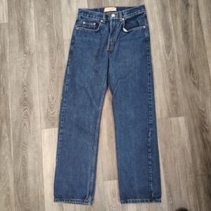 Vintage County Seat Size 4 Straight Leg Blue Jeans